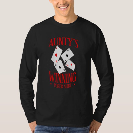 Jongeren met tante Kansspelen Aunti T-shirt (Voorkant)