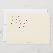 Jongeren nieuwjaar/uitnodiging van de verjaardag kaart (Achterkant)