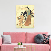 Jongeren op nieuwjaarsdag canvas afdruk (Insitu (Woonkamer))