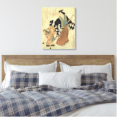 Jongeren op nieuwjaarsdag canvas afdruk (Insitu (Slaapkamer))