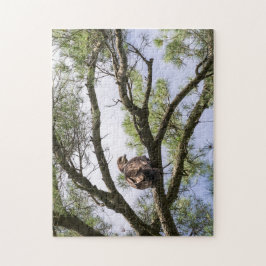 Jongeren palinghaai in een pijnboom legpuzzel