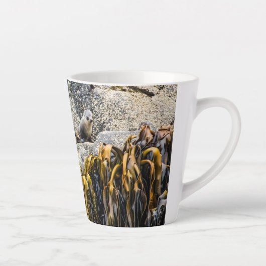 Jongeren pit op de rots latte mok (Rechts)