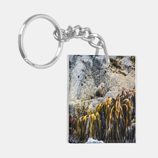 Jongeren pit op de rots sleutelhanger (Voorkant Links)