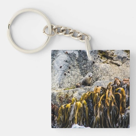 Jongeren pit op de rots sleutelhanger (Voorkant)