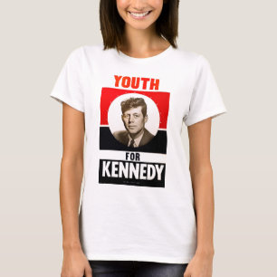 Jongeren voor President John F. Kennedy T-shirt