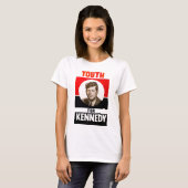 Jongeren voor President John F. Kennedy T-shirt (Voorkant volledig)