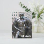 Jongerenbeeld met kalavera-gezichtsmasker - NYC V- Briefkaart (Staand voorkant)