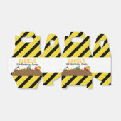 Jongerenbouwvoertuigen Thema Birthday Party Bedankdoosjes (Uitgevouwen)