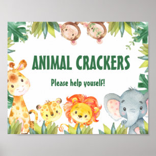 Jongerenbroed Wilde Eén Safari Dieren Maandbericht Poster