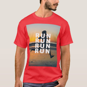 Jongerende sport Hartfrequentie en calorieverbruik T-shirt