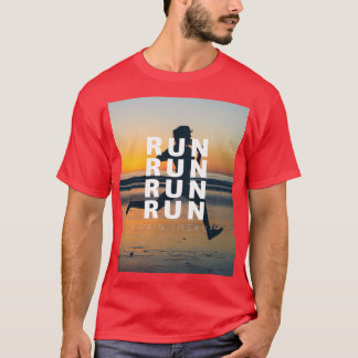 Jongerende sport Hartfrequentie en calorieverbruik T-shirt