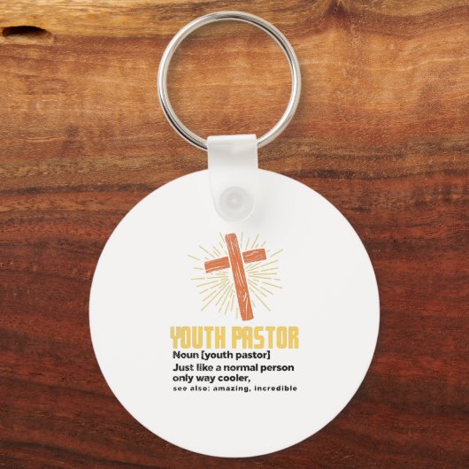 Jongerendominee, Funny Pastor Sleutelhanger (Voorkant)