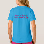 Jongerenenorn Shirt "Groot" in Neon Blue (Achterkant)