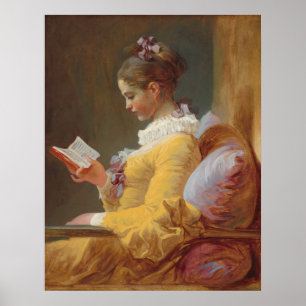 Jongerenlezing Jean Fragonard Fine Art Poster