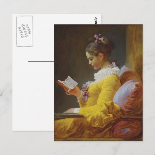 Jongerenlezing Jean-Honoré Fragonard Briefkaart (Voorkant / Achterkant)