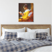 Jongerenlezing Jean-Honore Fragonard Canvas Afdruk (Insitu (Slaapkamer))