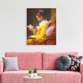 Jongerenlezing Jean-Honore Fragonard Canvas Afdruk (Insitu (Woonkamer))