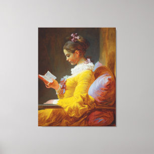 Jongerenlezing Jean-Honore Fragonard Canvas Afdruk