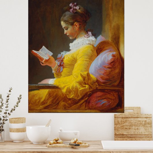 Jongerenlezing Jean-Honore Fragonard Poster (Keuken)