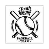 Jongerenliga Baseball Team Rubberstempel (Afrduk)