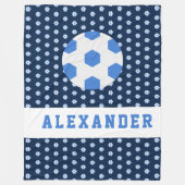 Jongerenmanagers Voetbal Sport op maat Fleece Deken (Voorkant)