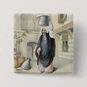 Jongerenmeisje dat terugkeert uit de Hammam in Ca Vierkante Button 5,1 Cm