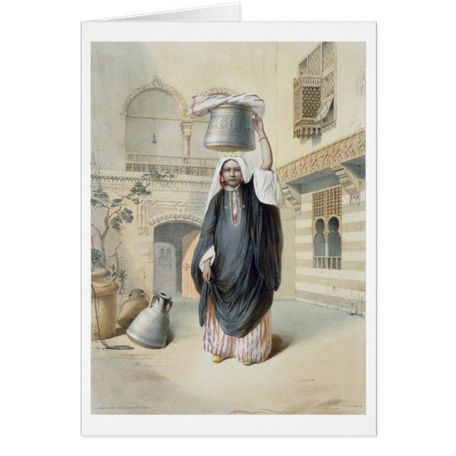 Jongerenmeisje dat terugkeert uit de Hammam in Caï (Voorkant)