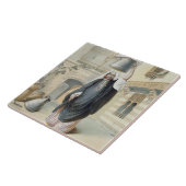 Jongerenmeisje dat terugkeert uit de Hammam in Caï Tegeltje (Zijkant)