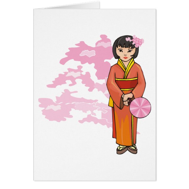Jongerenmeisje met Cherry Blossom (Voorkant)