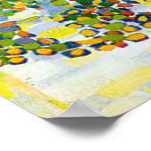 Jongerenmeisje op een balkon poster (Hoek)