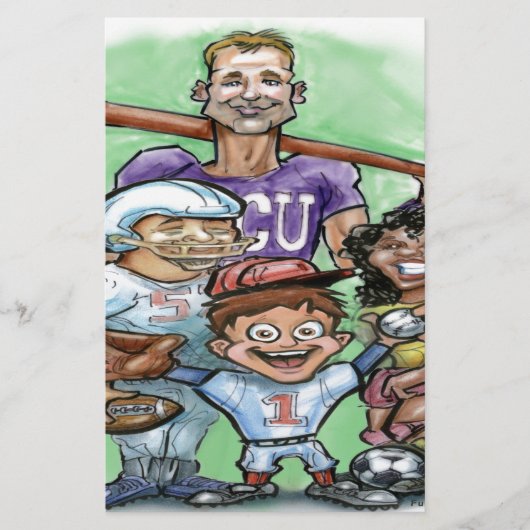 Jongerensport Briefpapier (Voorkant)