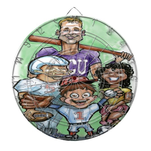 Jongerensport Dartbord (Voorkant)