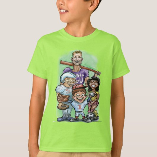 Jongerensport T-shirt (Voorkant)