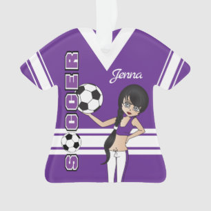 Jongerensportmeisje Paars Ornament