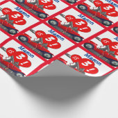 Jongerenverjaardagsdagstrappeerpapier Cadeaupapier (Hoek)