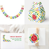 Jongetenspeelgoed Colorful Fun Transport Birthday Papieren Bordje