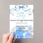 JONGETJE ACRYL UITNODIGINGEN (Insitu (Draagbaar))