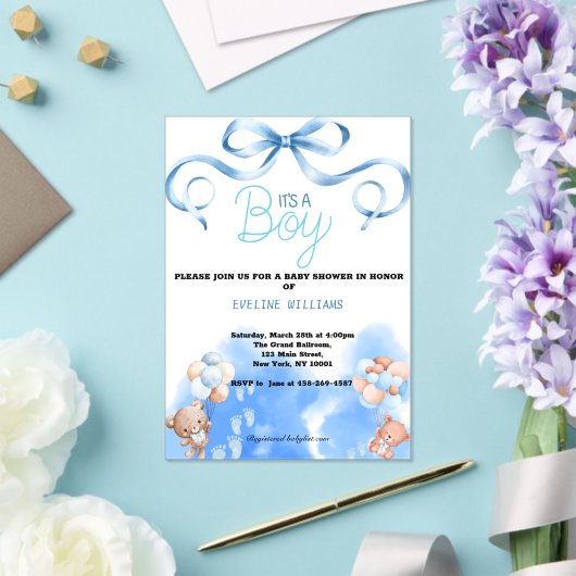 JONGETJE ACRYL UITNODIGINGEN (Insitu (Huwelijk))