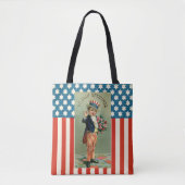  jongetje Sam op 4 juli Tote Bag (Voorkant)