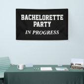 Jonggezellenfeest aan de gang  spandoek (Beurs)