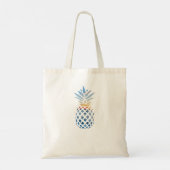 Jonggezellenfeest Ananas Script Tote Bag (Achterkant)
