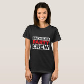 Jonggezellenfeest Crew Bruid Bruidegom Team T-shirt (Voorkant volledig)