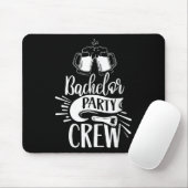 Jonggezellenfeest Crew Team Bruidegom Bruid Muismat (Met muis)