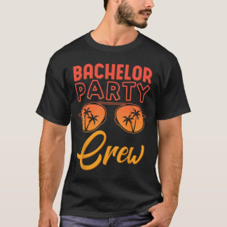 Jonggezellenfeest Crew Trouwfeest Beste Vrienden B T-shirt