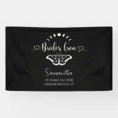 Jonggezellenfeest hemels gotisch gepersonaliseerd spandoek (Horizontaal)