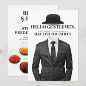 Jonggezellenfeest Kaart (Voorkant / Achterkant)