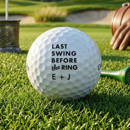 Jonggezellenfeest Laatste dolle avond voor de trou Golfballen