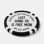 Jonggezellenfeest Laatste kans als vrijgezel Poker Chips (Enkel)