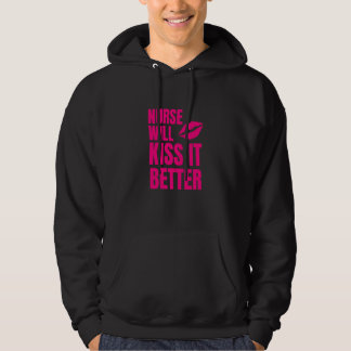 Jonggezellenfeest Stout Verpleegster Outfit meisje Hoodie