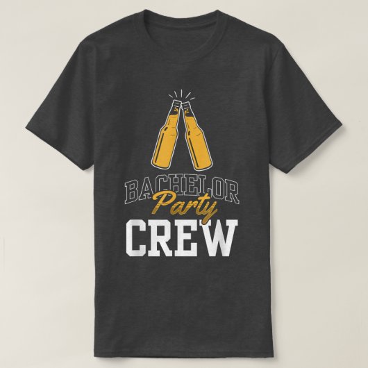 Jonggezellenfeest Team Bruid Bruidegom T-shirt (Design voorkant)